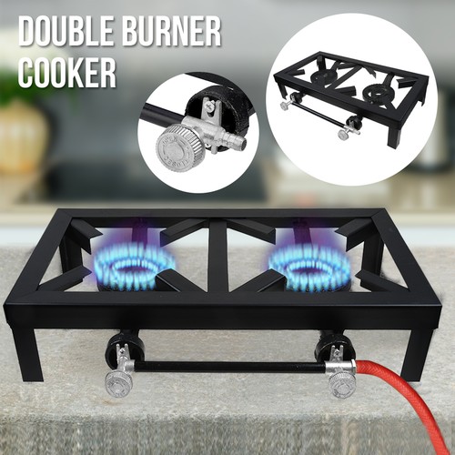 Propane gas double burner - double,
