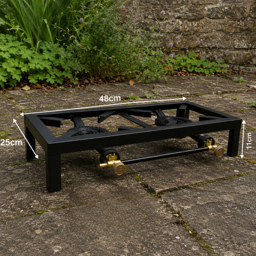 Double burner lpg propane - burner, gas