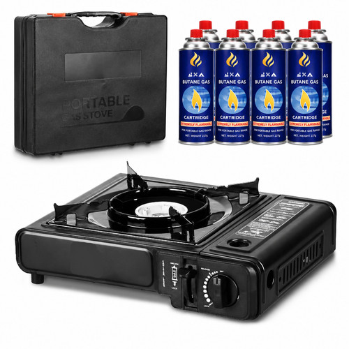 Portable camping stove - camping, case