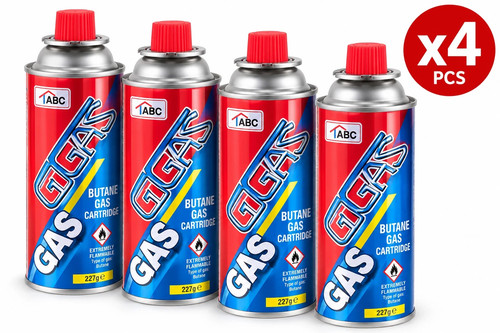 Butane gas bottles camping - 4x,