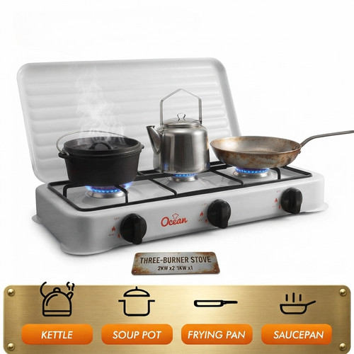 Portable gas stove burner - 3,