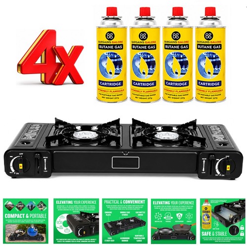 Double portable outdoor gas - portable,