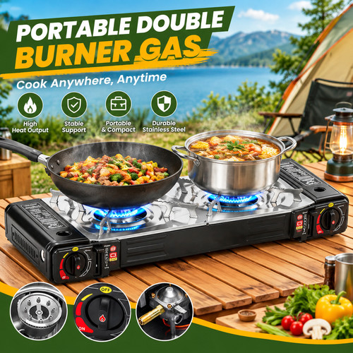 Double burner camping - double,