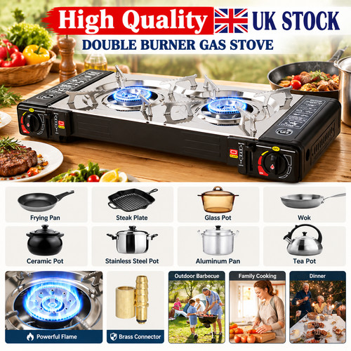 Portable butane double twin - butane,