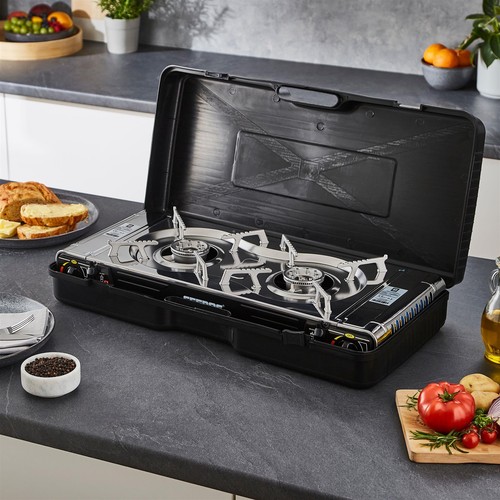 Geepas double burner butane - geepas,