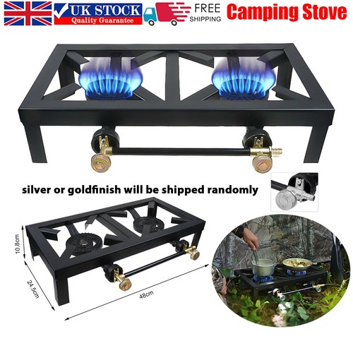 Propane gas double burner - double,